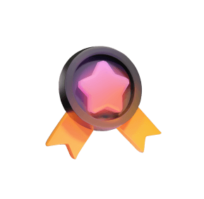 Badge representing excellence